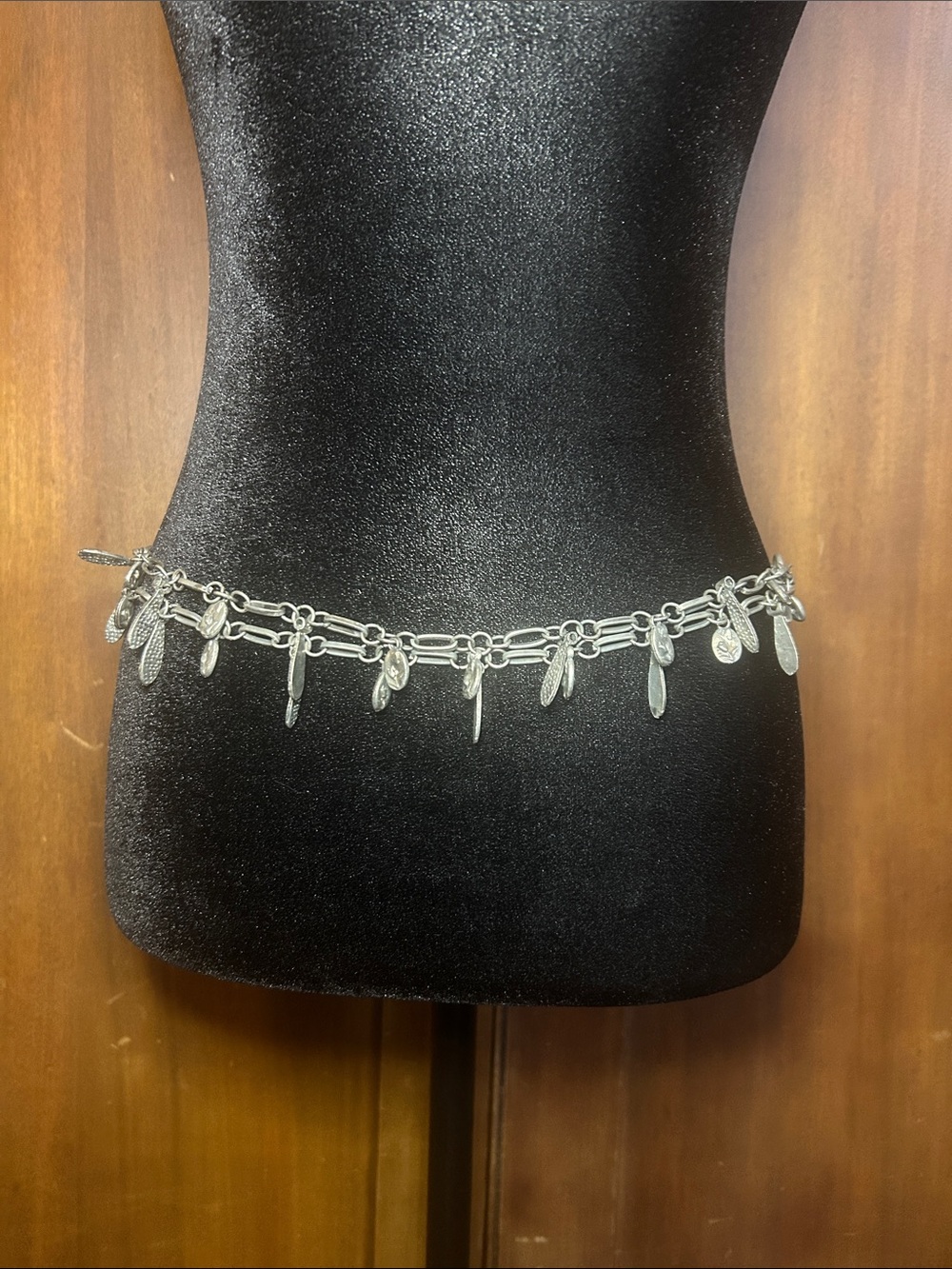 Vintage Milagros Charms Chain Belt S